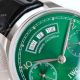 Swiss Grade IWC Schaffhausen Annual Calendar ZF 52850 Green Dial Black Leather Strap (3)_th.jpg